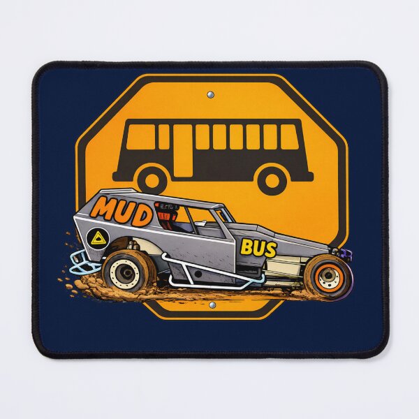 Item preview, Mud Bus Racing Logo designed and sold by MACodDesigns.