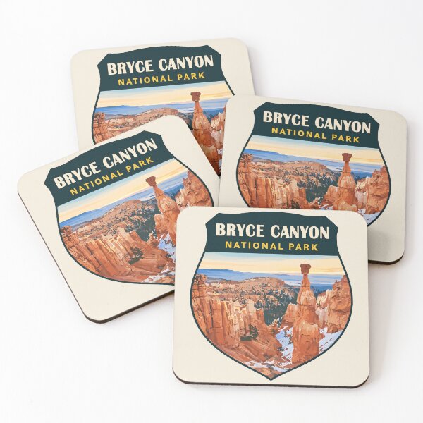 Item preview, Bryce Canyon National Park Utah Retro Badge designed and sold by Gideon Emmerich.