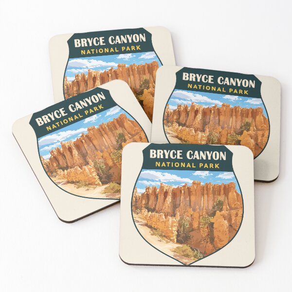 Item preview, Bryce Canyon National Park Utah Retro Badge designed and sold by Gideon Emmerich.