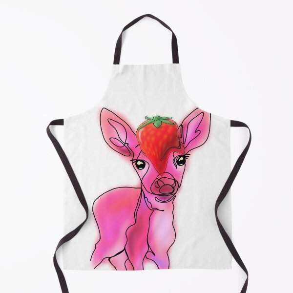 Item preview, Danielle the Deer with strawberry Hat – animalzinhats designed and sold by Ashley’sAnimalz.