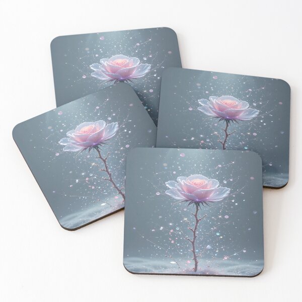 Item preview, Ethereal Rose with Sparkling Light Dreamy Floral Fantasy Art designed and sold by MRFEZOO2030.