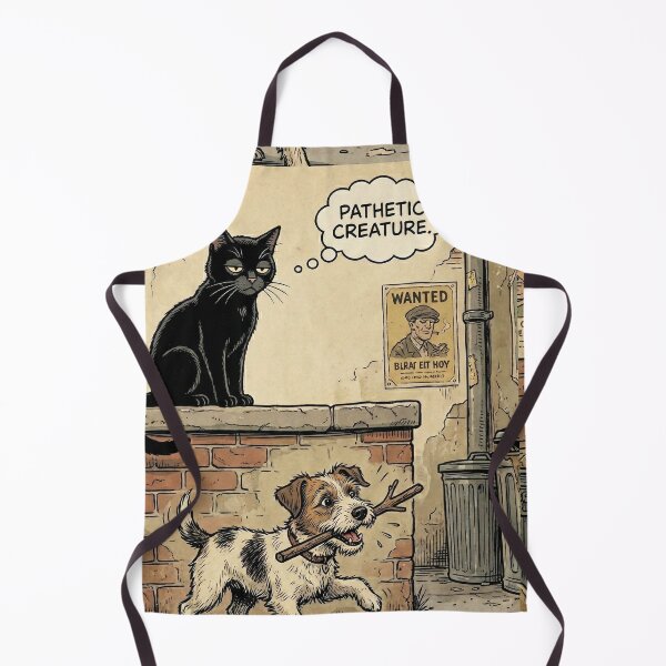 Item preview, Ironic humor between cat and dog designed and sold by ARTILOGÍA.