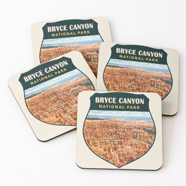 Item preview, Bryce Canyon National Park Utah Retro Badge designed and sold by Gideon Emmerich.
