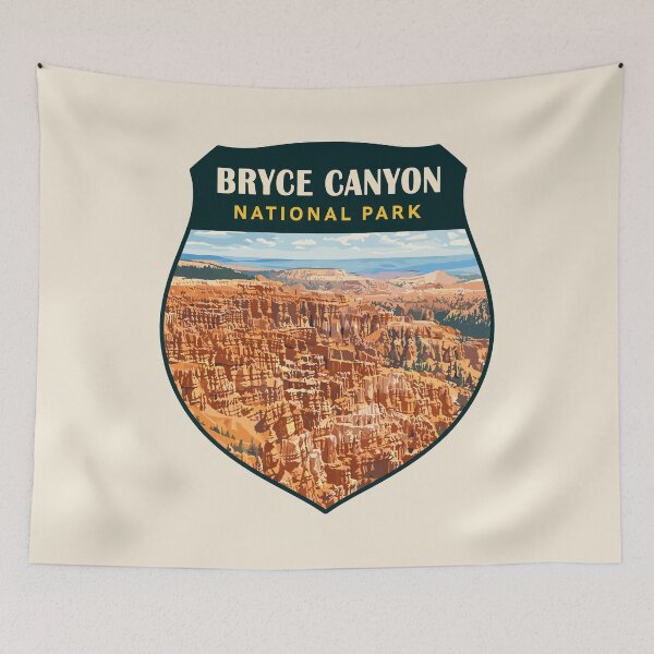 Item preview, Bryce Canyon National Park Utah Retro Badge designed and sold by Gideon Emmerich.