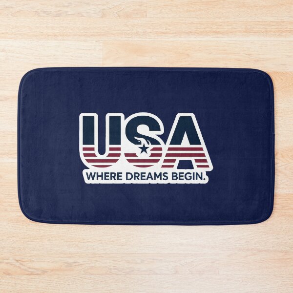Item preview, USA – Where Legends Begin | Patriotic Inspirational Quote designed and sold by TextMood.