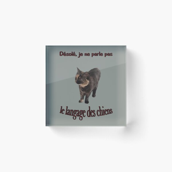 Item preview, Sorry, I don't speak dog language - Turtle Cat designed and sold by Marlow31.