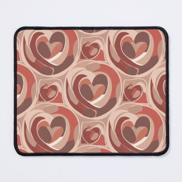 Item preview, Retro Heart Seamless Pattern designed and sold by MellowMoodLab.