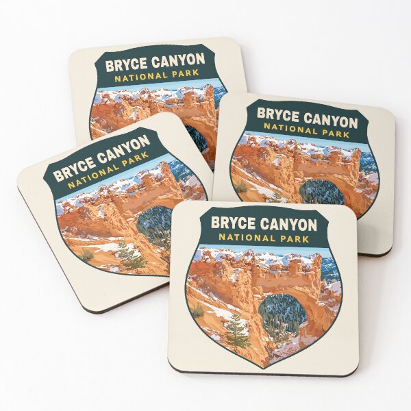 Item preview, Bryce Canyon National Park Utah Retro Badge designed and sold by Gideon Emmerich.