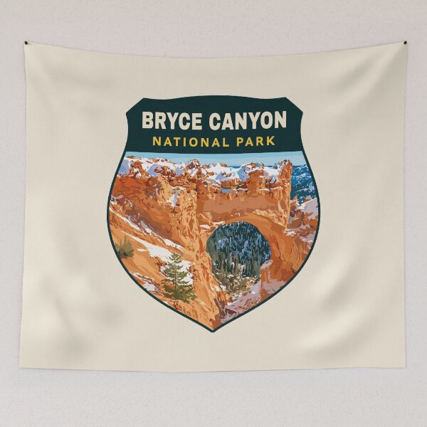 Item preview, Bryce Canyon National Park Utah Retro Badge designed and sold by Gideon Emmerich.