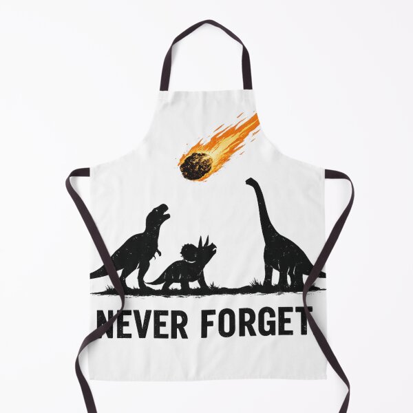 Item preview, Never Forget – Dinosaurs & Asteroid Minimalist Design designed and sold by PRfoxy.