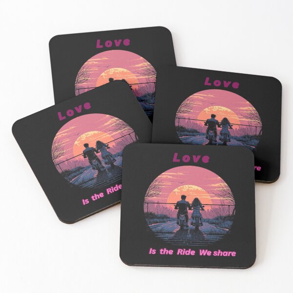 Item preview, “Love Is the Ride We Share”- Valentine’s Motorcyclist graphic  designed and sold by YourTrendyTees.