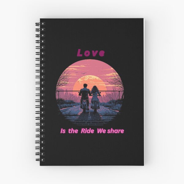 Item preview, “Love Is the Ride We Share”- Valentine’s Motorcyclist graphic  designed and sold by YourTrendyTees.