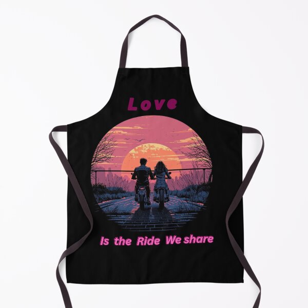 Item preview, “Love Is the Ride We Share”- Valentine’s Motorcyclist graphic designed and sold by YourTrendyTees.