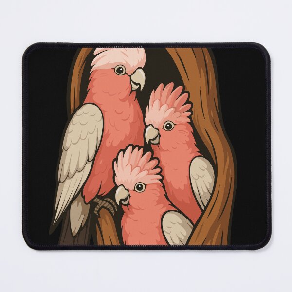 Item preview, Galah Family in Tree Hollow – Australian Wildlife Nature Illustration designed and sold by Aritxa.