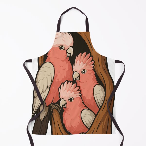 Item preview, Galah Family in Tree Hollow – Australian Wildlife Nature Illustration designed and sold by Aritxa.