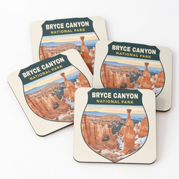 Item preview, Bryce Canyon National Park Utah Retro Badge designed and sold by Gideon Emmerich.