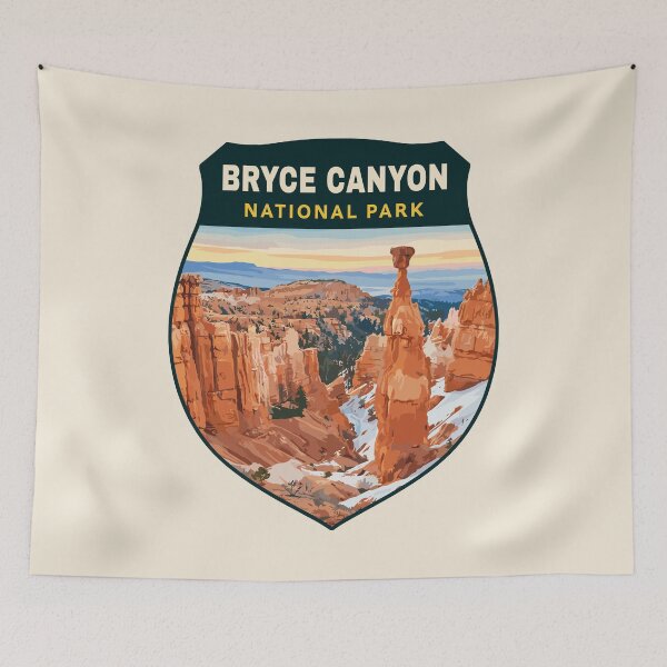 Item preview, Bryce Canyon National Park Utah Retro Badge designed and sold by Gideon Emmerich.