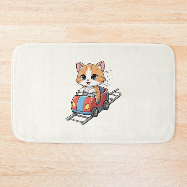 Item preview, Cat On Roller Coaster designed and sold by HoopeStylee.