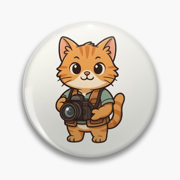 Item preview, Cute Photographer Cat designed and sold by HoopeStylee.