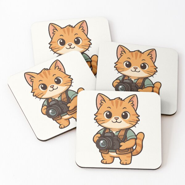 Item preview, Cute Photographer Cat designed and sold by HoopeStylee.
