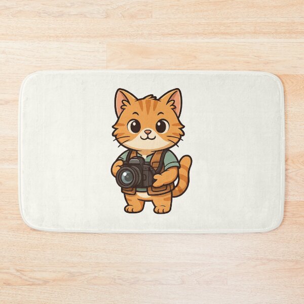 Item preview, Cute Photographer Cat designed and sold by HoopeStylee.