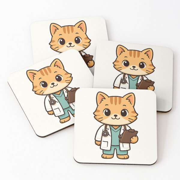 Item preview, Cute Doctor Cat designed and sold by HoopeStylee.