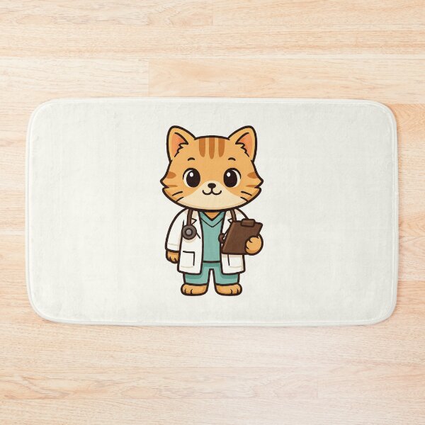 Item preview, Cute Doctor Cat designed and sold by HoopeStylee.