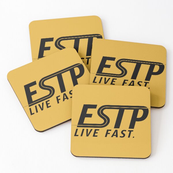 Item preview, ESTP - Live Fast (Explorer Yellow) designed and sold by metafishical.