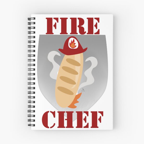 Item preview, Fire Chef Funny Cooking Time Design designed and sold by mytshirtfort.