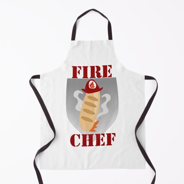 Item preview, Fire Chef Funny Cooking Time Design designed and sold by mytshirtfort.