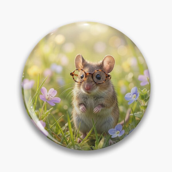 Item preview, An Adorable Mouse in Springtime Meadow designed and sold by Tridentulus.