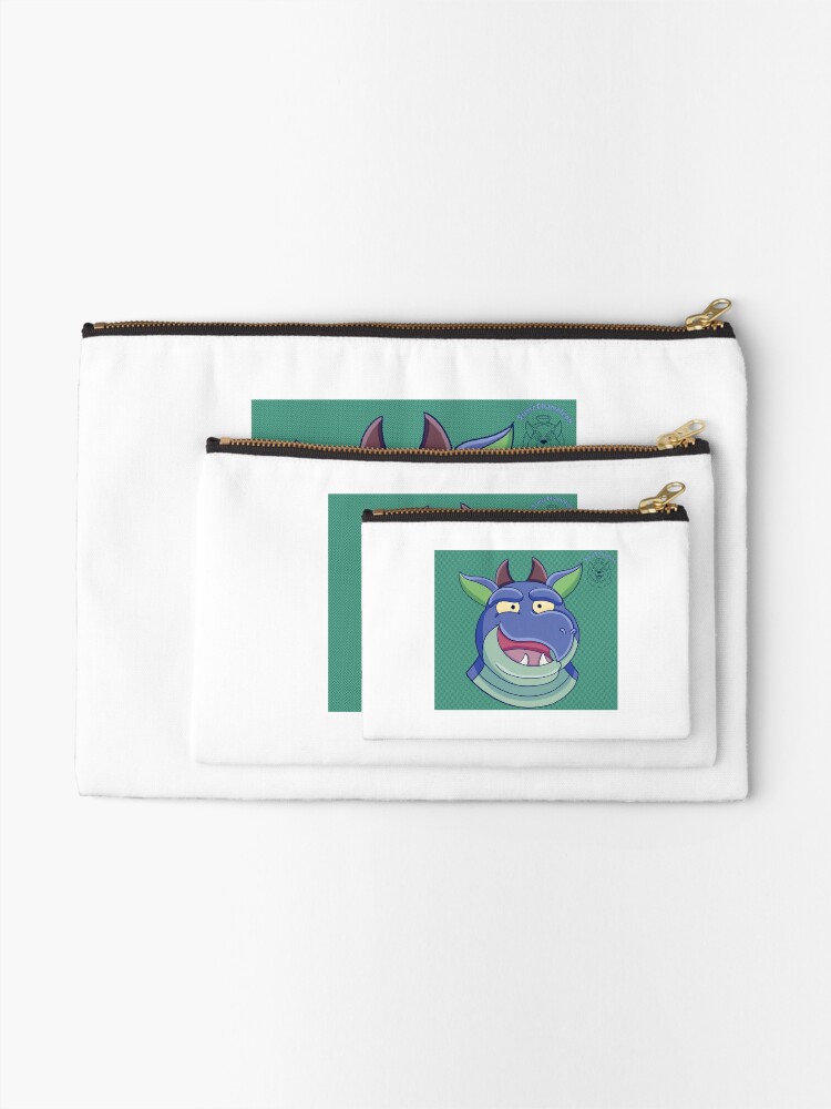 Thumbnail 2 of 4, Zipper Pouch, Cornwall dragon designed and sold by SimicChameleon.