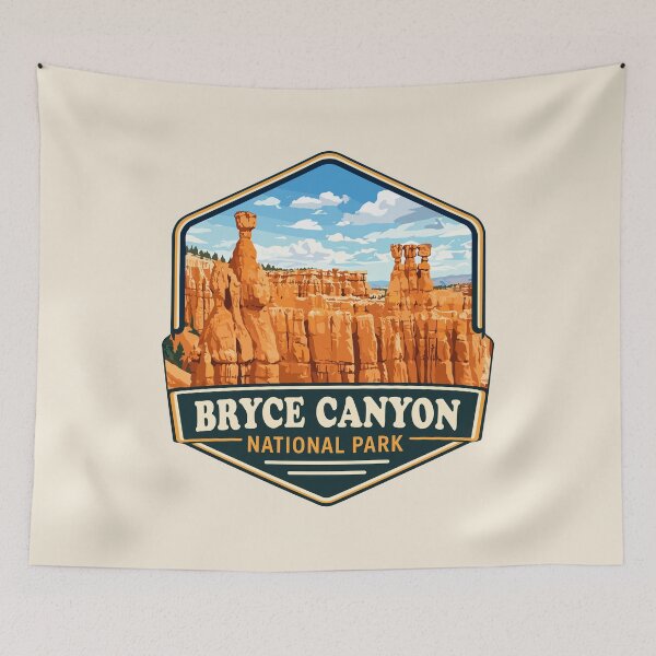 Item preview, Bryce Canyon National Park Utah Retro Badge designed and sold by Gideon Emmerich.