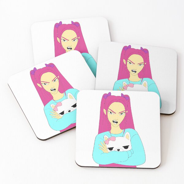 Item preview, K-Pop Girl Power - Anime Warrior with Teddy Bear designed and sold by Skully-Studio.