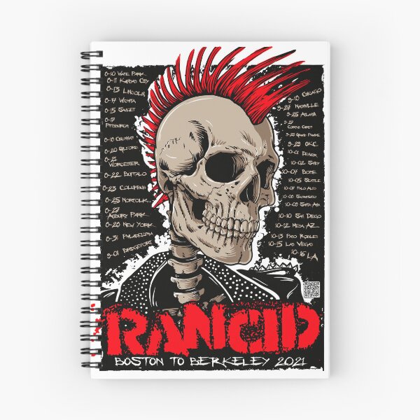 Item preview, Rancid Boston to Berkeley Punk Tour T-Shirt designed and sold by rockfanatic.