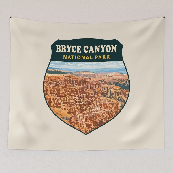 Item preview, Bryce Canyon National Park Utah Retro Badge designed and sold by Gideon Emmerich.