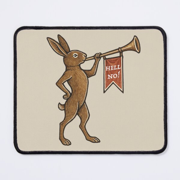 Item preview, Medieval Rabbit. Fluffy Ruffians. Modern defiance. designed and sold by ebrawne.