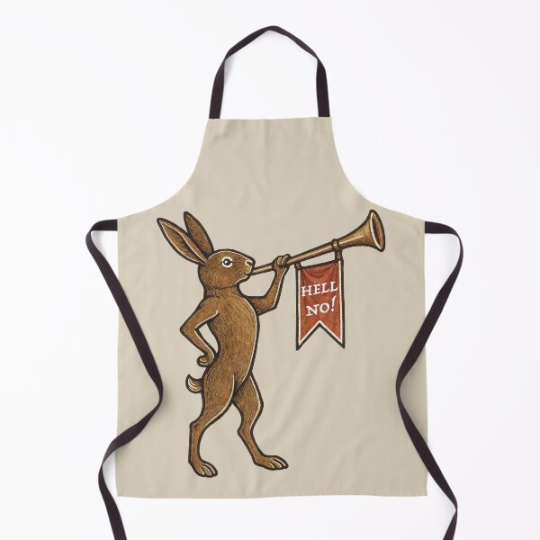 Item preview, Medieval Rabbit. Fluffy Ruffians. Modern defiance. designed and sold by ebrawne.