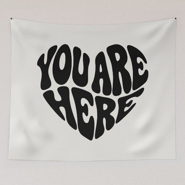 Item preview, You Are Here In My Heart Valentine Love designed and sold by WAMTEES.