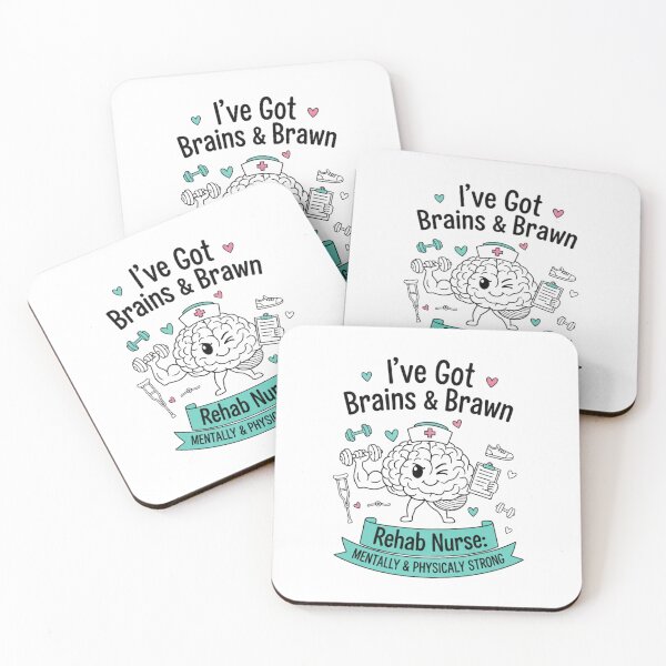 Item preview, Brains and Brawn designed and sold by SassyScrubStudios.