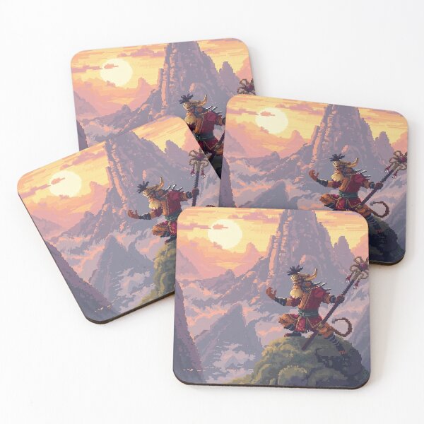 Item preview, Monkey King Training on the Sacred Mountain designed and sold by TicoInk.