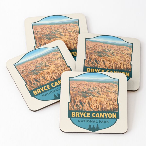 Item preview, Bryce Canyon National Park Utah Retro Badge designed and sold by Gideon Emmerich.
