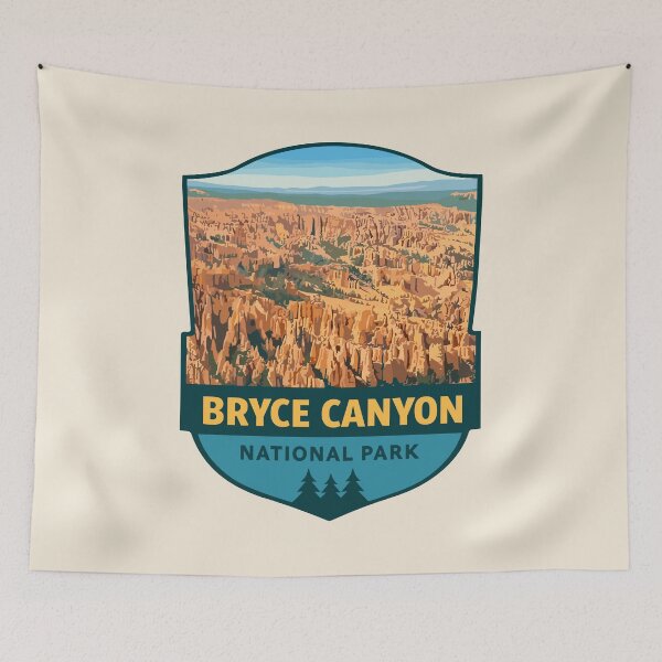Item preview, Bryce Canyon National Park Utah Retro Badge designed and sold by Gideon Emmerich.
