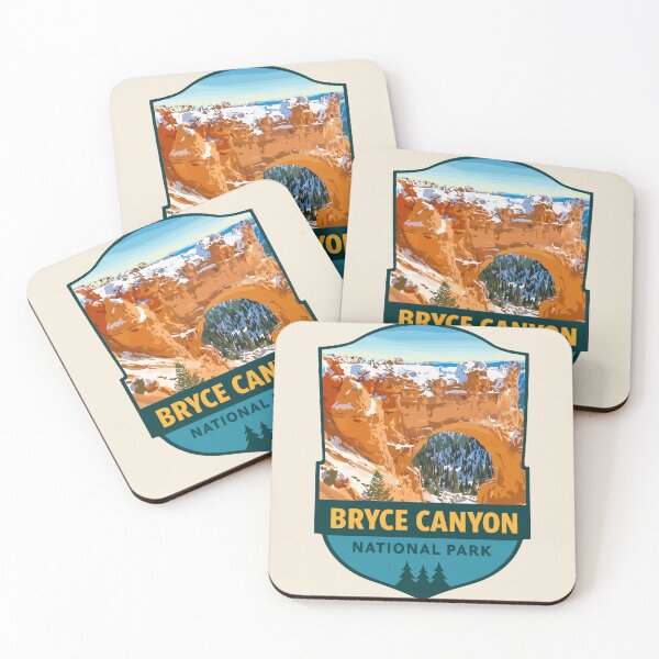 Item preview, Bryce Canyon National Park Utah Retro Badge designed and sold by Gideon Emmerich.