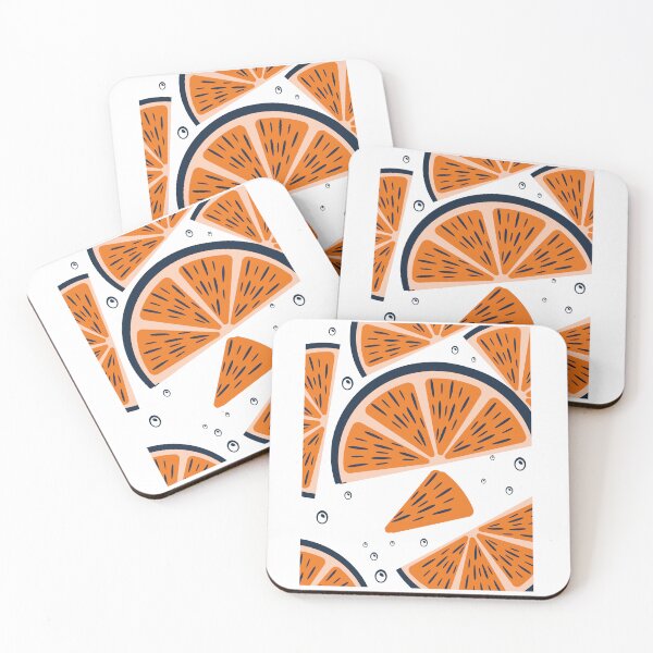 Item preview, Orange Citrus Slice Pattern Art designed and sold by JounerafiArtist.