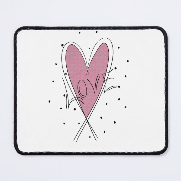 Item preview, Love Heart Valentine – Minimalist Love Typography Art designed and sold by SimoesArtistry.