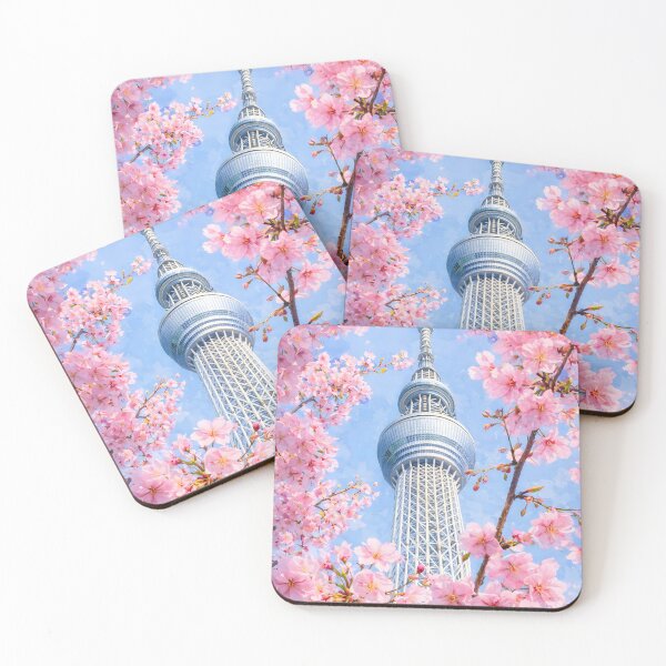 Item preview, Tokyo Skytree with Kawazu Sakura designed and sold by HOMETOWN86.