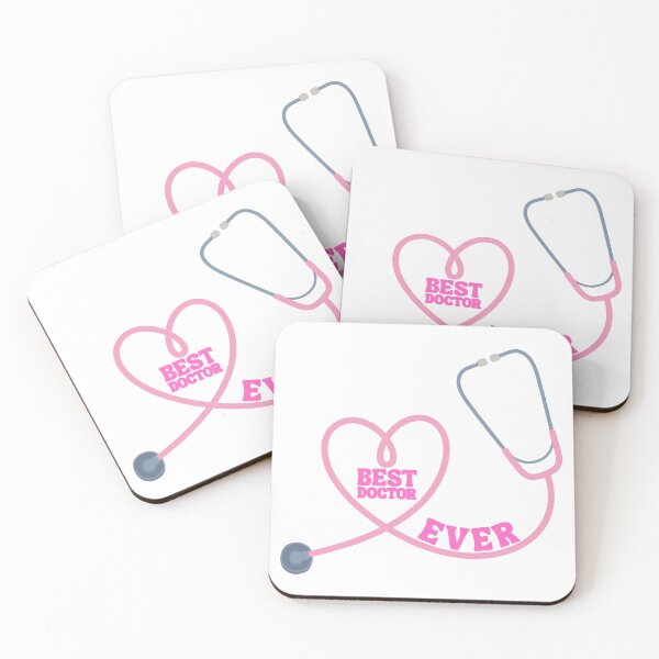 Item preview, Best Doctor Ever - Cute Pink Typography Medical Professional Gift designed and sold by Sparkledust Creations.