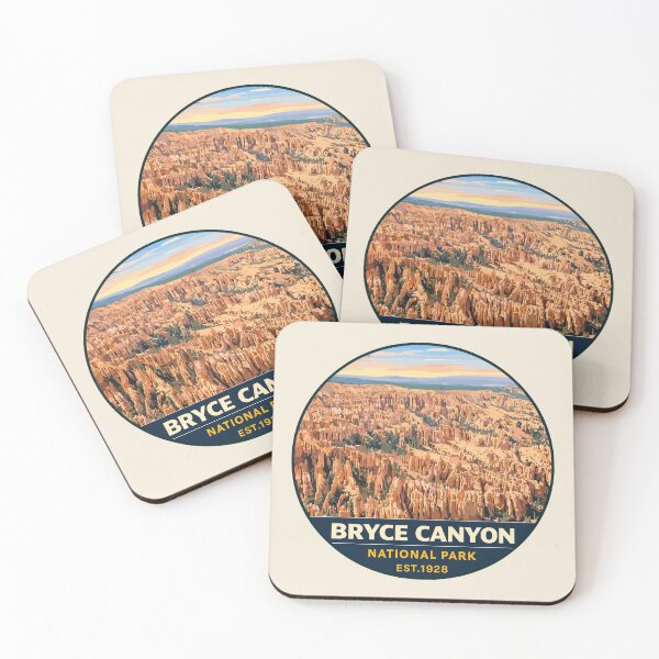 Item preview, Bryce Canyon National Park Utah Retro Badge designed and sold by Gideon Emmerich.