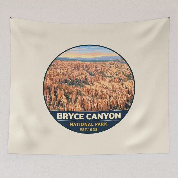 Item preview, Bryce Canyon National Park Utah Retro Badge designed and sold by Gideon Emmerich.